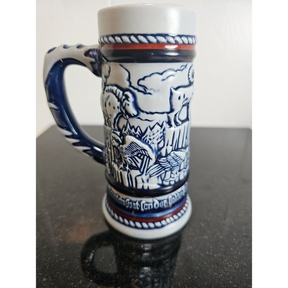 Avon Accents Vintage Avon Mini Beer Stein Mountain Wildlife Made In